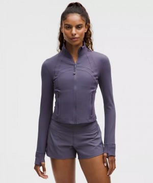 Μπουφαν Lululemon Define Cropped Ribbed Nulu γυναικεια βαθυ γκρι | Greece-2305689
