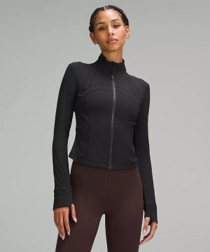 Μπουφαν Lululemon Define Cropped Ribbed Nulu γυναικεια μαυρα | Greece-7382049