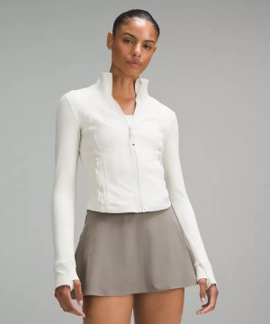 Μπουφαν Lululemon Define Cropped Ribbed Nulu γυναικεια Μπεζ | Greece-5497316