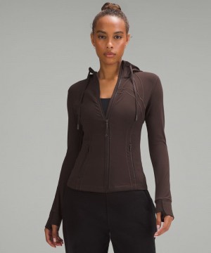 Μπουφαν Lululemon Define Hooded Nulu γυναικεια σοκολάτα | Greece-1392687