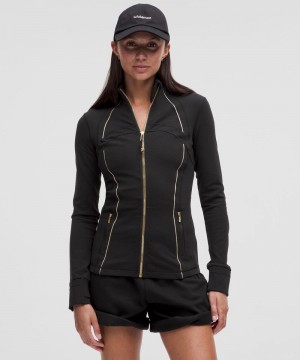 Μπουφαν Lululemon Define Luon Sparkle γυναικεια μαυρα χρυσο χρωμα | Greece-8926741