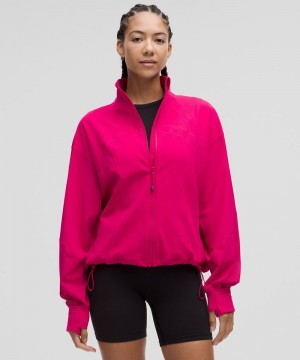 Μπουφαν Lululemon Define Relaxed-Fit Luon γυναικεια ροζ | Greece-9831052