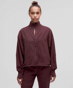 Μπουφαν Lululemon Define Relaxed-Fit Luon γυναικεια σκούρο κοκκινα | Greece-5687240