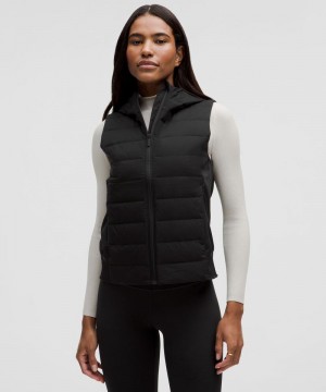 Γιλεκο Lululemon Down and Around γυναικεια μαυρα | Greece-8794502