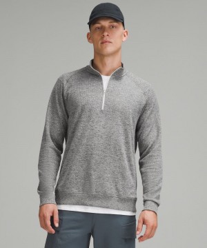 Φουτερ Lululemon Engineered Warmth Half Zip ανδρικα γκρι μαυρα | Greece-2875931