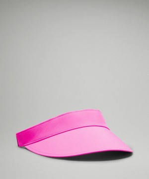 καπελα Lululemon Fast Paced Wide Band Running Visor γυναικεια ροζ | Greece-9175324