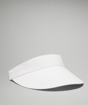 καπελα Lululemon Fast Paced Wide Band Running Visor γυναικεια ασπρα | Greece-4321970