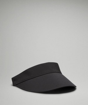 καπελα Lululemon Fast Paced Wide Band Running Visor γυναικεια μαυρα | Greece-0152396