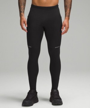 Κολαν Lululemon Fast and Free Cold Weather Tight 28" ανδρικα μαυρα | Greece-3261845