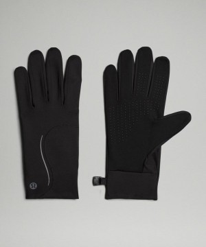 Γαντια Lululemon Fast and Free Fleece Running γυναικεια μαυρα | Greece-1463857