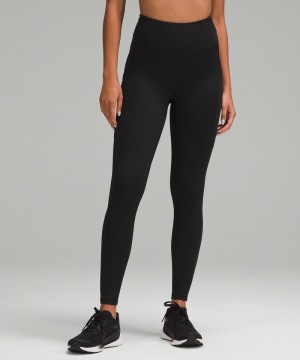 Κολαν Lululemon Fast and Free High-Rise Thermal Tight 28" γυναικεια μαυρα | Greece-0724398