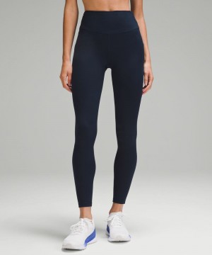 Κολαν Lululemon Fast and Free High-Rise Thermal Tight 28" γυναικεια σκουρο μπλε | Greece-6907421