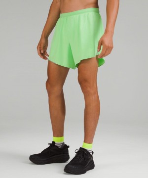Σορτσ Lululemon Fast and Free Lined 6" ανδρικα πρασινο | Greece-9580637