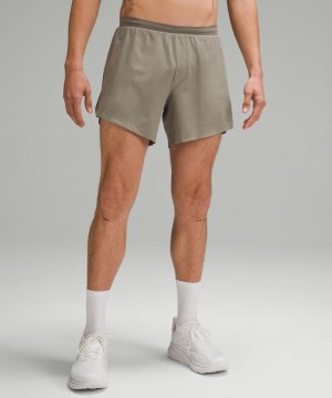 Σορτσ Lululemon Fast and Free Lined 6" ανδρικα σκούρο γκρι | Greece-6432985