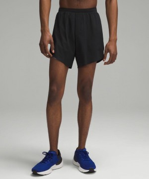 Σορτσ Lululemon Fast and Free Linerless 6" ανδρικα μαυρα | Greece-2840163