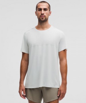 μπλουζακια Lululemon Fast and Free Short-Sleeve ανδρικα ασπρα | Greece-0875194
