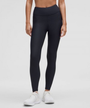 Κολαν Lululemon Fleece High-Rise Running Tight 28" γυναικεια σκουρο μπλε | Greece-1835746