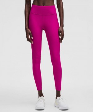 Κολαν Lululemon Fleece High-Rise Running Tight 28" γυναικεια ροζ | Greece-9746815