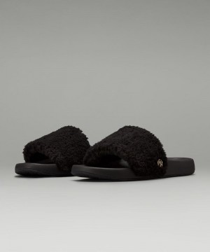 Σαγιοναρεσ Lululemon Fleece Restfeel γυναικεια μαυρα χρυσο χρωμα μαυρα | Greece-4978653