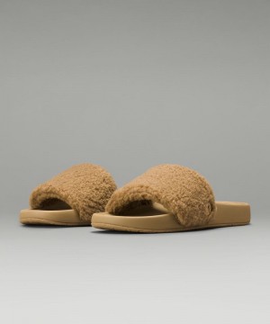 Σαγιοναρεσ Lululemon Fleece Restfeel γυναικεια καφε χρυσο χρωμα καφε | Greece-9386217