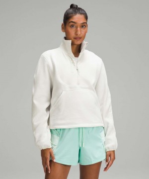 Φουτερ Lululemon Fleece + Ripstop Hiking γυναικεια Μπεζ | Greece-0926875