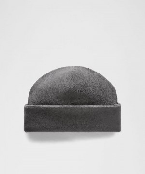Σκουφακι Lululemon Fleece ανδρικα βαθυ γκρι | Greece-8057294