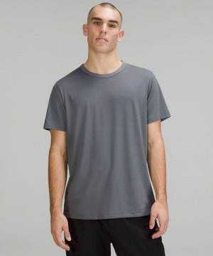 μπλουζακια Lululemon Fundamental ανδρικα γκρι | Greece-0374682