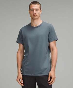 μπλουζακια Lululemon Fundamental ανδρικα γκρι | Greece-1523496