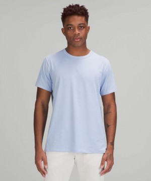 μπλουζακια Lululemon Fundamental ανδρικα μπλε Μπεζ | Greece-0421836