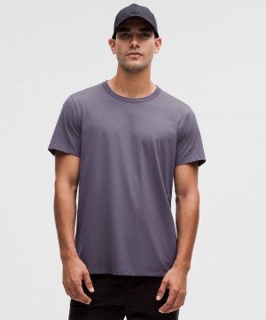 μπλουζακια Lululemon Fundamental ανδρικα βαθυ γκρι | Greece-7652043