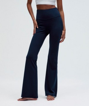 Κολαν Lululemon Groove Nulu Super-High-Rise Flared Short γυναικεια σκουρο μπλε | Greece-1209746