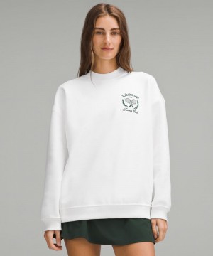 Φουτερ Lululemon Heavyweight Fleece γυναικεια ασπρα | Greece-2360874