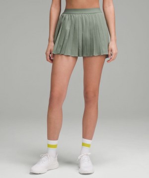 φουστεσ Lululemon High-Rise Pleated Tennis γυναικεια γκρι | Greece-8426317