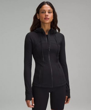 Μπουφαν Lululemon Hooded Define Mesh Vent Nulu γυναικεια μαυρα | Greece-4867952