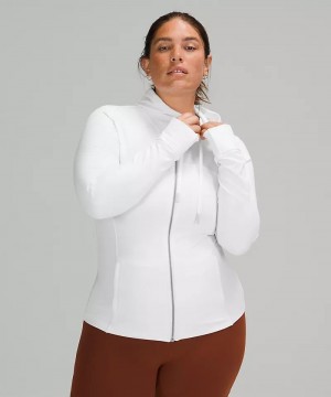 Μπουφαν Lululemon Hooded Define Mesh Vent Nulu γυναικεια ασπρα | Greece-9182437