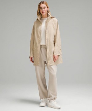Μπουφαν Lululemon Hooded Mid-Length Utility γυναικεια καφε | Greece-1826409