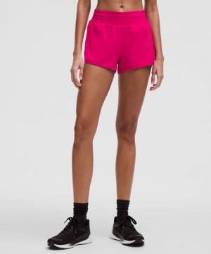 Σορτσ Lululemon Hotty Hot High-Rise Lined 2.5" γυναικεια ροζ | Greece-1542893