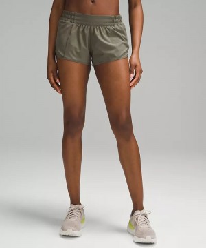 Σορτσ Lululemon Hotty Hot Low-Rise Lined 2.5" γυναικεια πρασινο | Greece-5319240