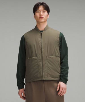 Γιλεκο Lululemon Insulated Utility ανδρικα πρασινο | Greece-3158297
