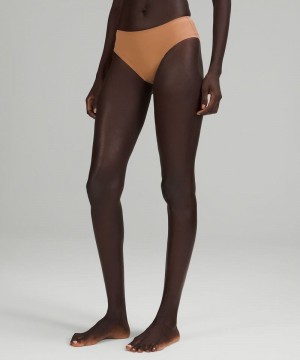 εσωρουχα Lululemon InvisiWear Mid-Rise Bikini γυναικεια Dusty Clay | Greece-0375681