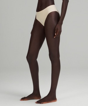 εσωρουχα Lululemon InvisiWear Mid-Rise Bikini γυναικεια Μπεζ | Greece-6180752