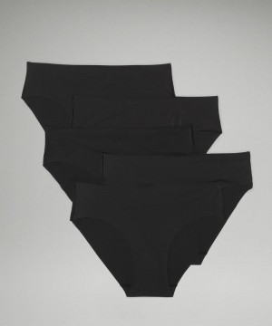 εσωρουχα Lululemon InvisiWear Mid-Rise Bikini γυναικεια μαυρα | Greece-9154708