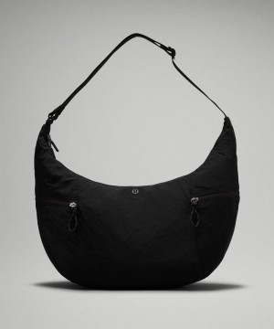 Τσαντεσ Lululemon Large Slouchy Sling Bag 13L ανδρικα μαυρα | Greece-8945127