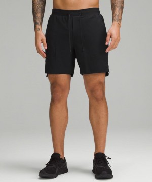 Σορτσ Lululemon License to Train Lined 7" ανδρικα μαυρα | Greece-2398714