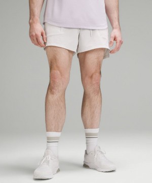 Σορτσ Lululemon License to Train Linerless 5" ανδρικα ασπρα | Greece-6574120