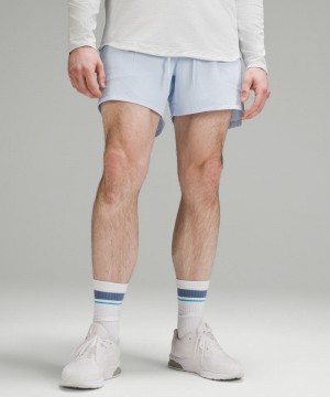 Σορτσ Lululemon License to Train Linerless 5" ανδρικα μπλε | Greece-9840215