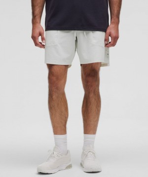 Σορτσ Lululemon License to Train Linerless 7" ανδρικα ασπρα | Greece-7420361