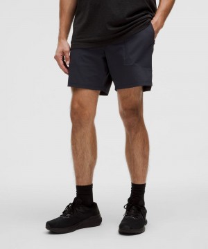 Σορτσ Lululemon License to Train Linerless 7" ανδρικα μαυρα | Greece-8634750