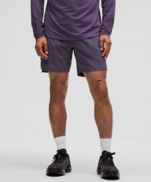 Σορτσ Lululemon License to Train Linerless 7" ανδρικα βαθυ γκρι | Greece-7689210