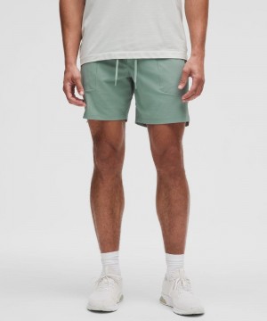 Σορτσ Lululemon License to Train Linerless 7" ανδρικα μπλε | Greece-9503642